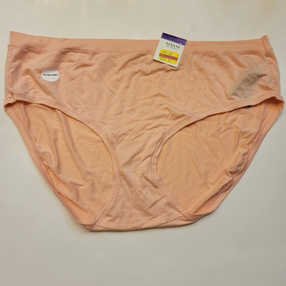 Alfani Ultra Soft Hipster Underwear 2XL Pink